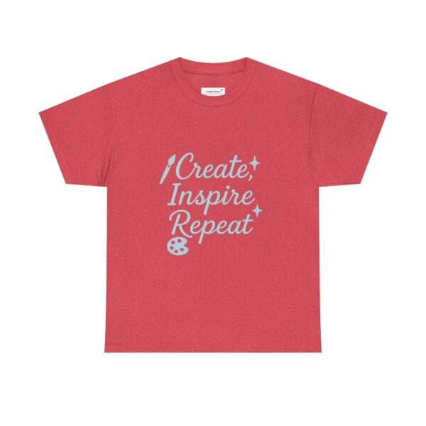 T-Shirt Create Inspire Repeat Unisex Tee - Image 62