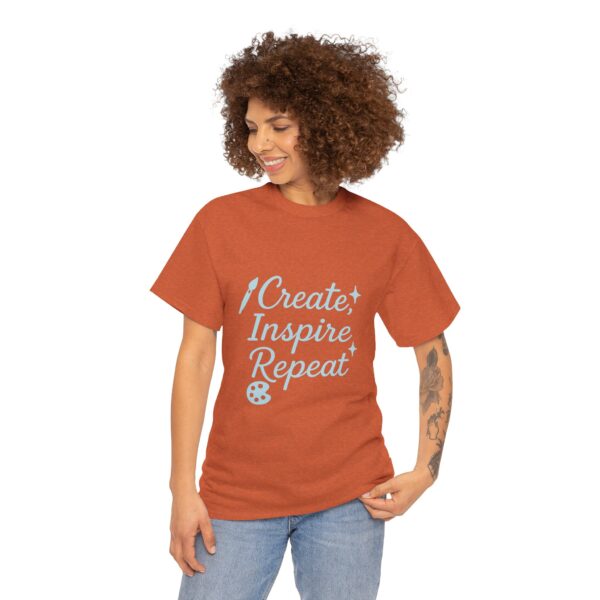T-Shirt Create Inspire Repeat Unisex Tee - Image 9