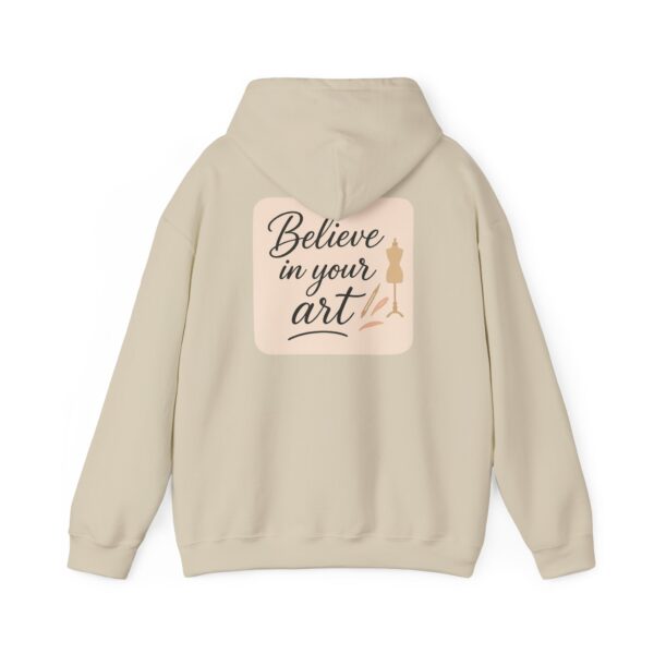 Hooded Sweatshirt - Believe in Your Art Design - Image 23