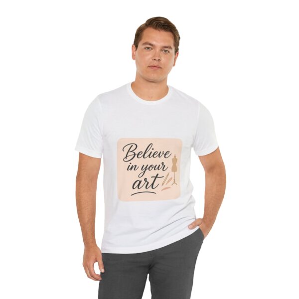 Artistic Inspiration Tee, Unisex T-Shirt for Creatives, Gifts for Artists, Motivational Apparel, Art Lover's Gift, Unique Creative Wear - Image 6