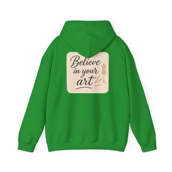 Hooded Sweatshirt - Believe in Your Art Design - Image 48