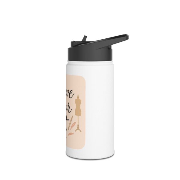Motivational Stainless Steel Water Bottle - "Believe in Your Art" - Image 4