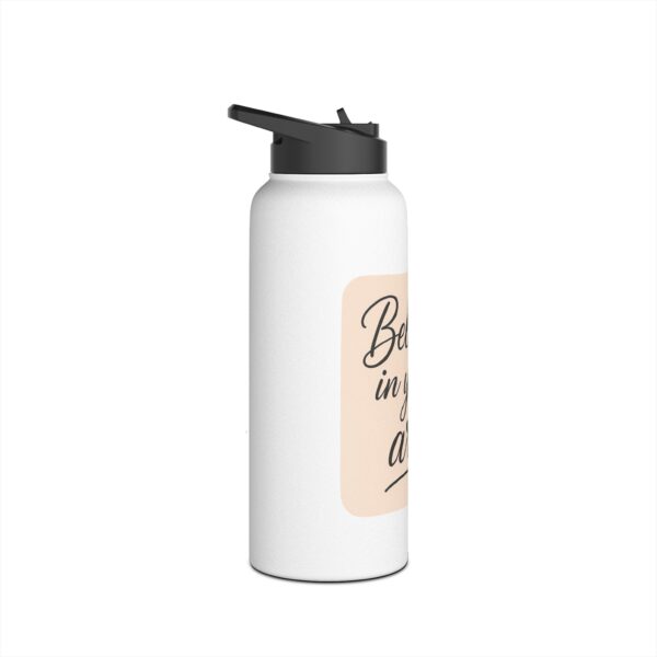 Motivational Stainless Steel Water Bottle - "Believe in Your Art" - Image 11