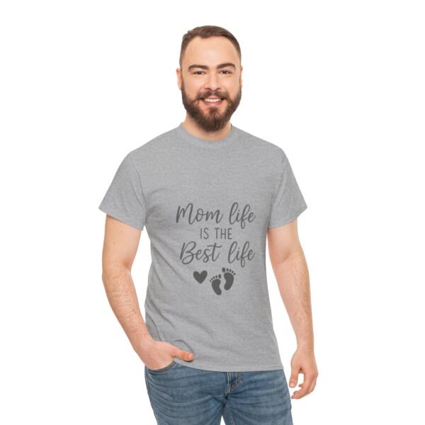 Mom Life Is The Best Life Unisex Heavy Cotton Tee - Image 35