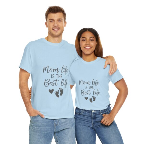 Mom Life Is The Best Life Unisex Heavy Cotton Tee - Image 92