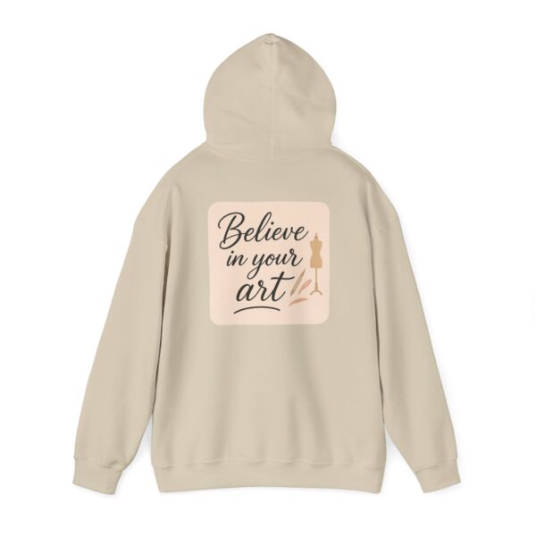 Hooded Sweatshirt - Believe in Your Art Design - Image 24
