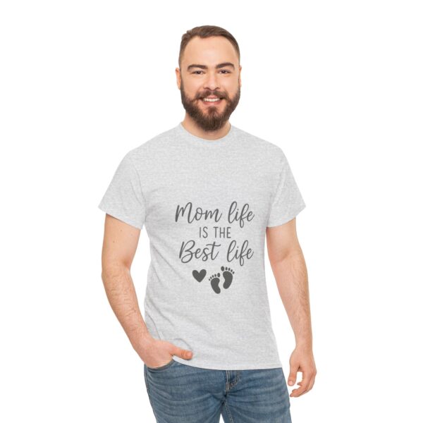 Mom Life Is The Best Life Unisex Heavy Cotton Tee - Image 16