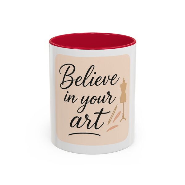 Artistic Mugs - 'Believe In Your Art' Design - Image 51