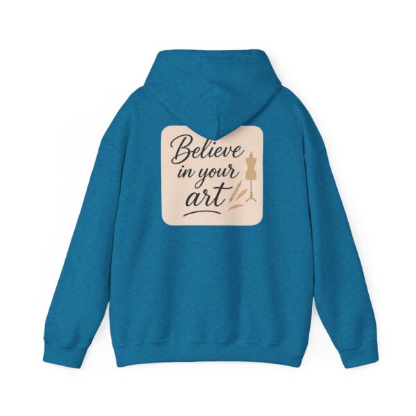 Hooded Sweatshirt - Believe in Your Art Design - Image 60