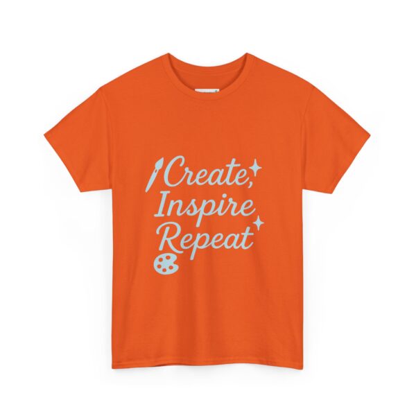 T-Shirt Create Inspire Repeat Unisex Tee - Image 36