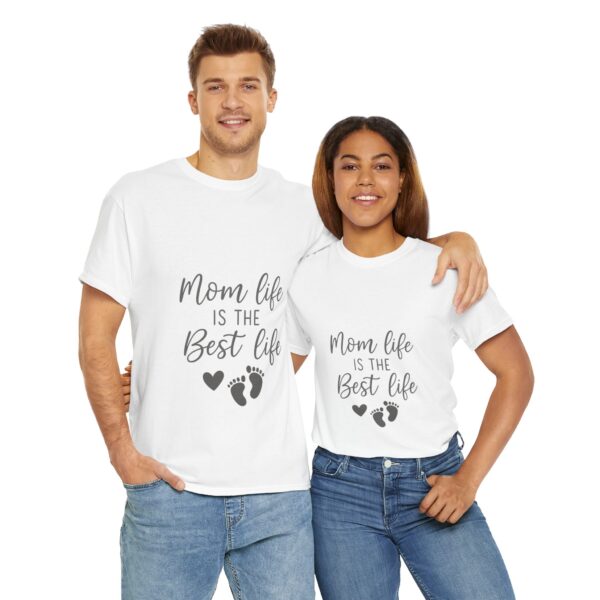 Mom Life Is The Best Life Unisex Heavy Cotton Tee - Image 10