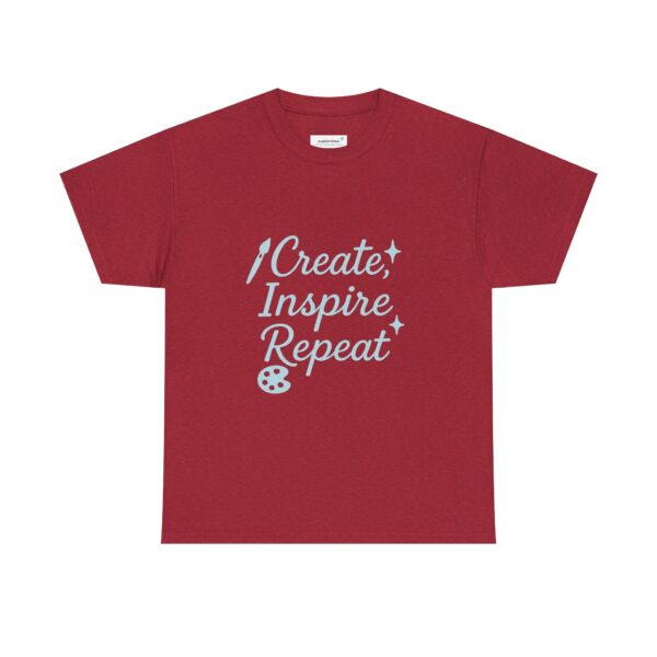 T-Shirt Create Inspire Repeat Unisex Tee - Image 66