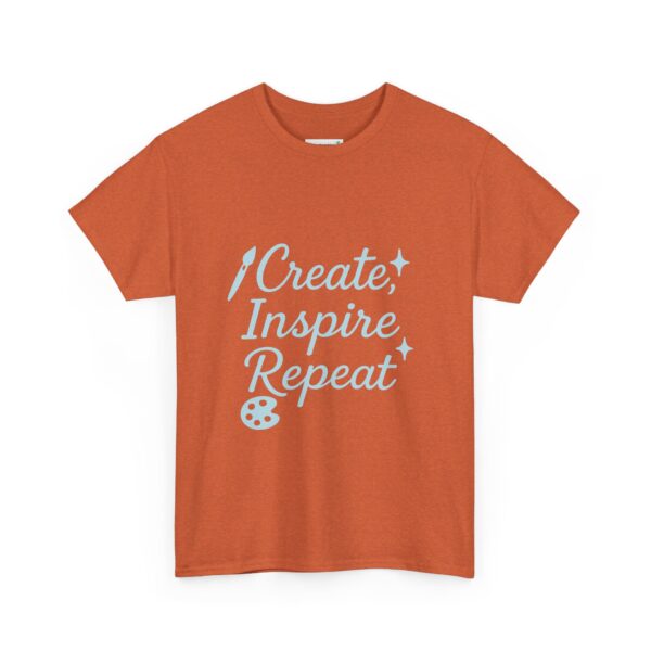 T-Shirt Create Inspire Repeat Unisex Tee - Image 3