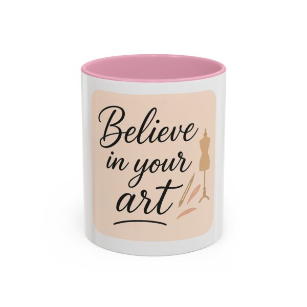 Artistic Mugs - 'Believe In Your Art' Design - Image 46