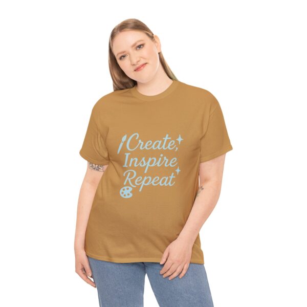 T-Shirt Create Inspire Repeat Unisex Tee - Image 27