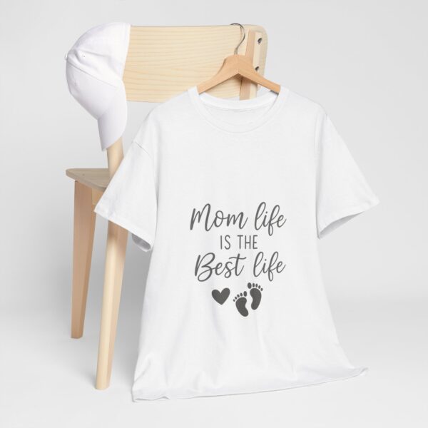 Mom Life Is The Best Life Unisex Heavy Cotton Tee - Image 6
