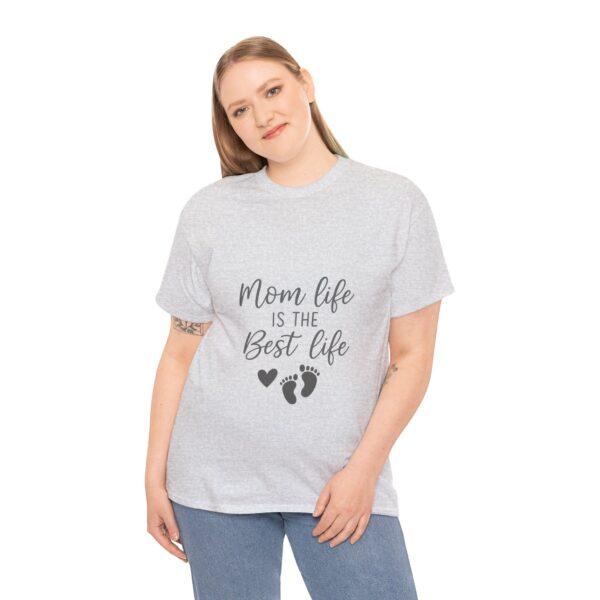 Mom Life Is The Best Life Unisex Heavy Cotton Tee - Image 17