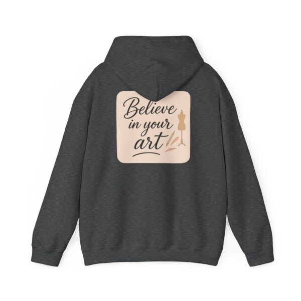 Hooded Sweatshirt - Believe in Your Art Design - Image 54