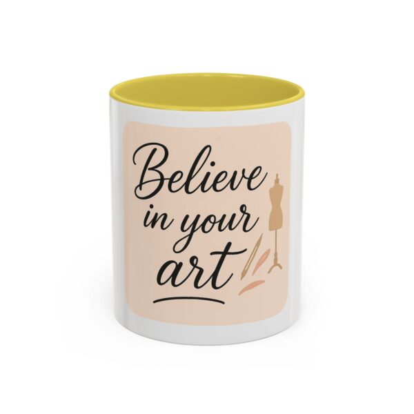 Artistic Mugs - 'Believe In Your Art' Design - Image 55