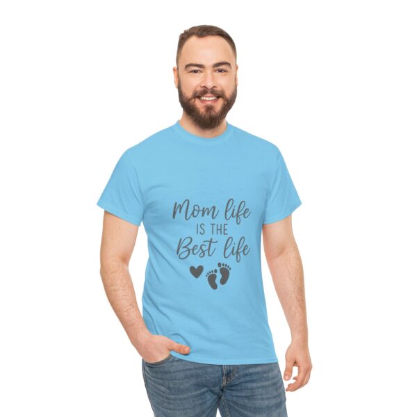 Mom Life Is The Best Life Unisex Heavy Cotton Tee - Image 81