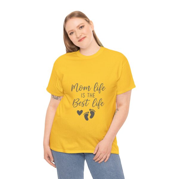 Mom Life Is The Best Life Unisex Heavy Cotton Tee - Image 65