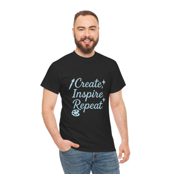 T-Shirt Create Inspire Repeat Unisex Tee - Image 17
