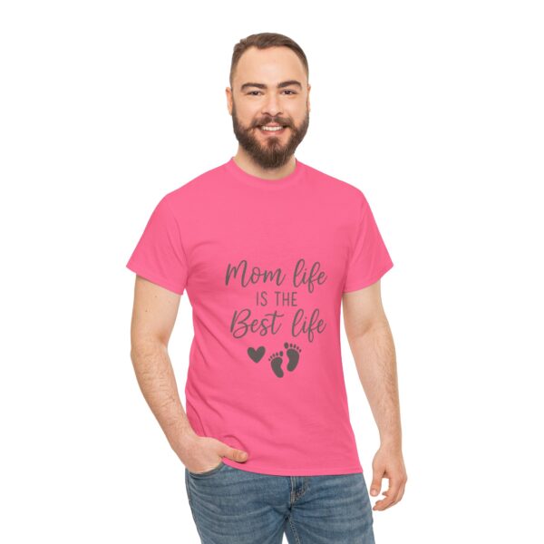 Mom Life Is The Best Life Unisex Heavy Cotton Tee - Image 110