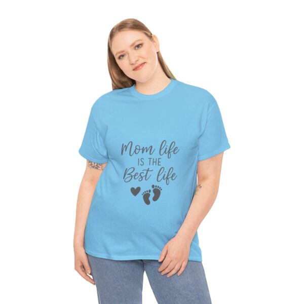 Mom Life Is The Best Life Unisex Heavy Cotton Tee - Image 82