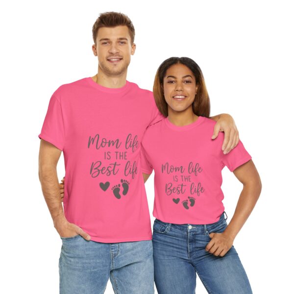 Mom Life Is The Best Life Unisex Heavy Cotton Tee - Image 111