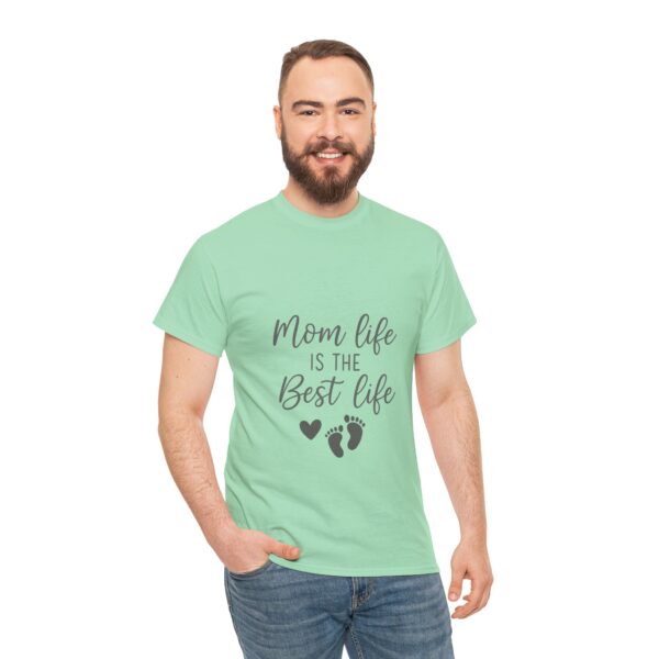 Mom Life Is The Best Life Unisex Heavy Cotton Tee - Image 73