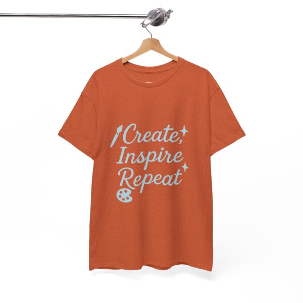 T-Shirt Create Inspire Repeat Unisex Tee - Image 7