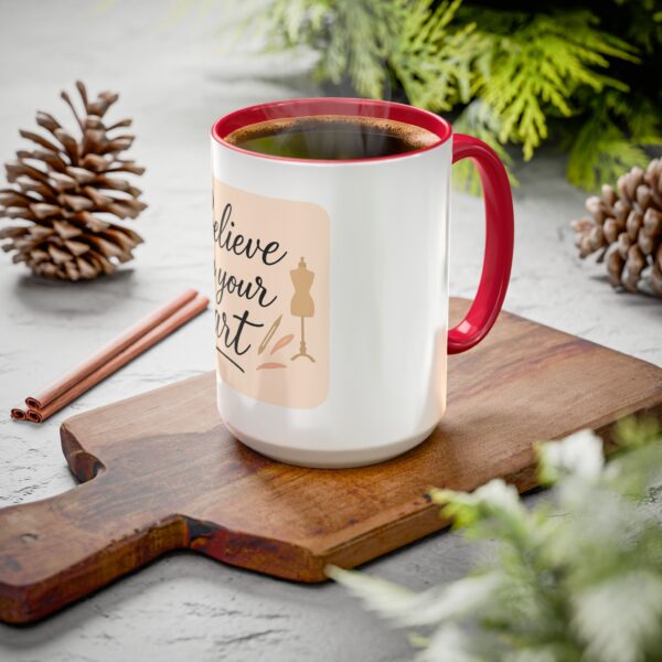 Artistic Mugs - 'Believe In Your Art' Design - Image 88