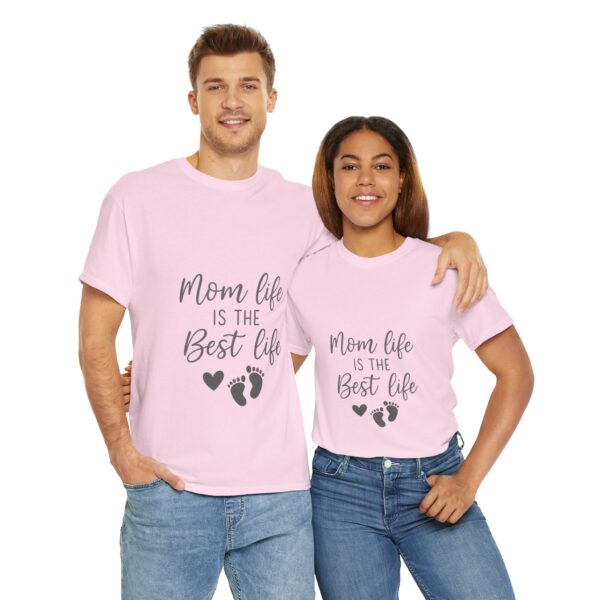 Mom Life Is The Best Life Unisex Heavy Cotton Tee - Image 101